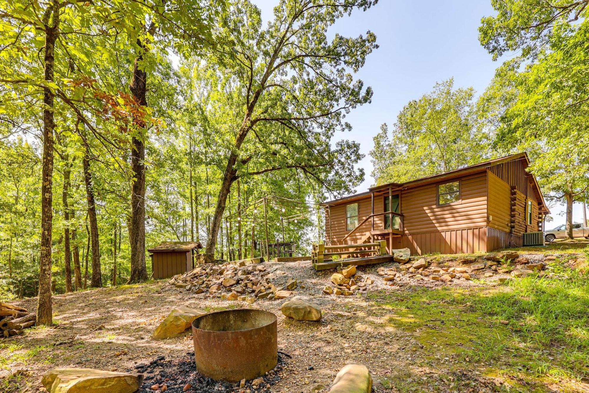 Arkansas Log Cabin Rental Near Lake Greeson! Mount Moriah Exterior foto