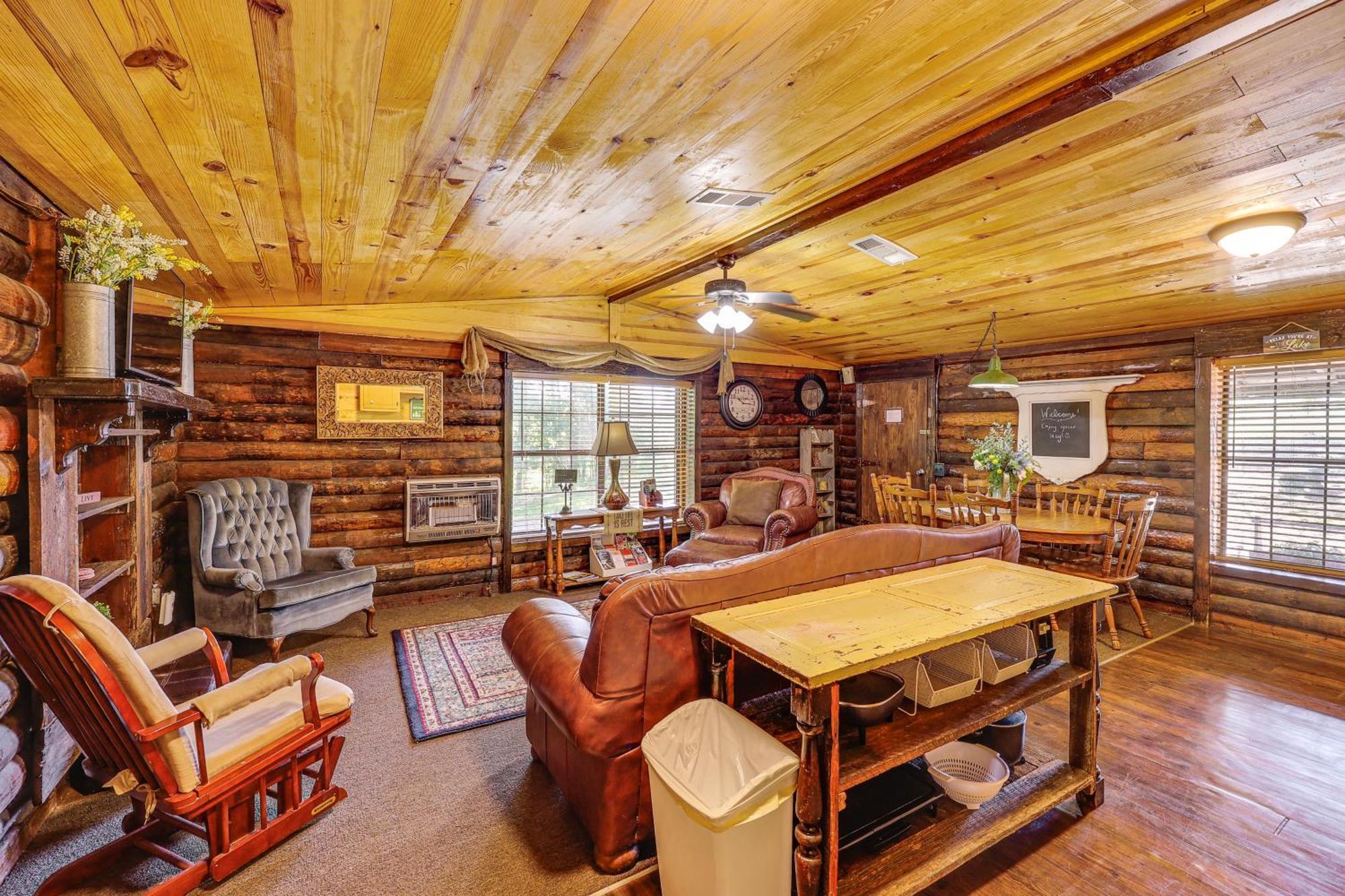 Arkansas Log Cabin Rental Near Lake Greeson! Mount Moriah Exterior foto