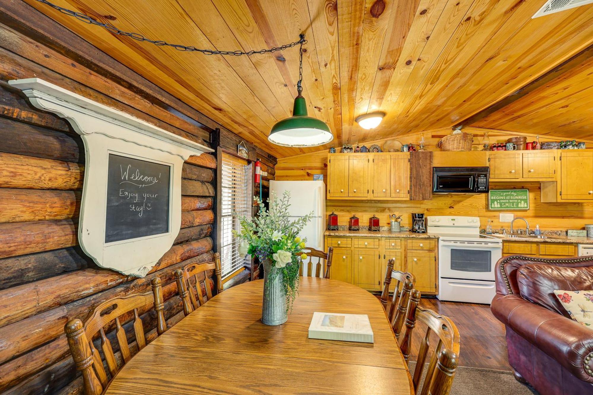 Arkansas Log Cabin Rental Near Lake Greeson! Mount Moriah Exterior foto